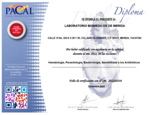 Diploma PACAL _ Hematologia, Parasitologia, Bacterologia